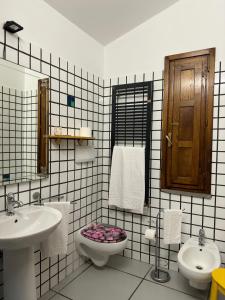 Koupelna v ubytování AliaJazz Green b&b