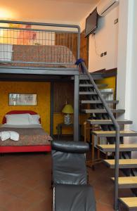 Postel nebo postele na pokoji v ubytování AliaJazz Green b&b