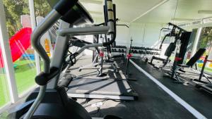 Fitness centrum a/nebo fitness zařízení v ubytování The Red Farm Relais & Spa