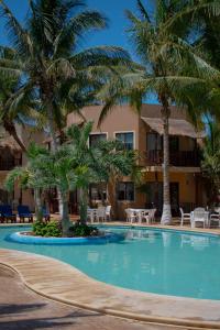 Bazén v ubytování Tecnohotel Beach nebo v jeho okolí