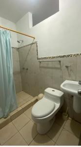 Koupelna v ubytování Apartamento JAGA