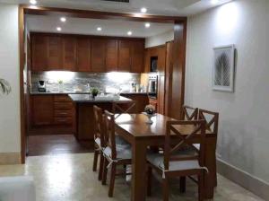 Kuchyň nebo kuchyňský kout v ubytování Apartamento Coson Bay Las Terrenas
