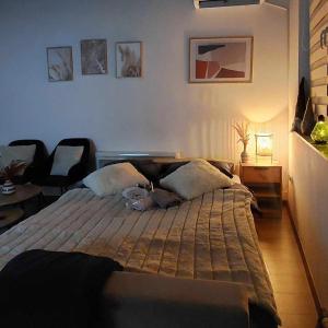 Postel nebo postele na pokoji v ubytování Apartman Jereza Prijedor