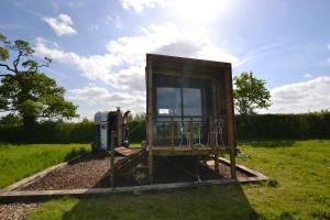 Zahrada ubytování Twin Barn Shepherd’s Huts