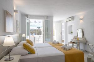 Anthos Apartments客房内的一张或多张床位