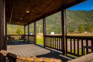 山景或在度假屋看到的山景