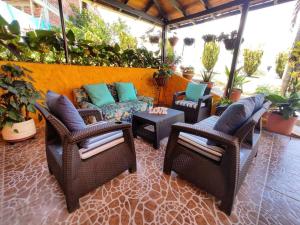 Istumisnurk majutusasutuses Finca Sanfelipe