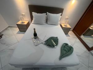Postel nebo postele na pokoji v ubytování Residencial Santo Amaro