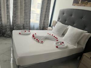 Postel nebo postele na pokoji v ubytování Residencial Santo Amaro
