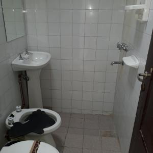 Koupelna v ubytování EL ZAGUAN ANEXO I