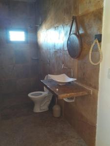 Koupelna v ubytování Casa Bulegon