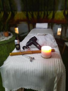 Postel nebo postele na pokoji v ubytování Hotel Veler