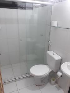 Koupelna v ubytování Casa 262