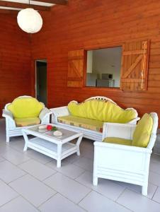 O zonă de relaxare la Villa La Kanopé