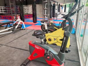Fitness centrum a/nebo fitness zařízení v ubytování Thaineth Sport Camp