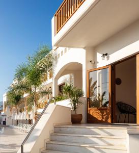 Balkón nebo terasa v ubytování Aristea Hotel