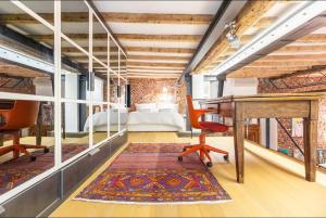 Posteľ alebo postele v izbe v ubytovaní Loft di design nel cuore di Milano
