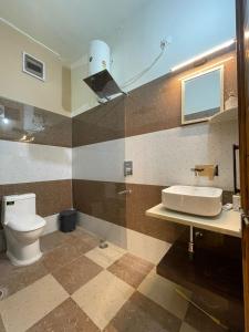 Koupelna v ubytování Tattva Paying guesthouse