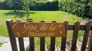 Zahrada ubytování Gîte de la Mésange