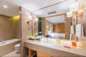 Ένα μπάνιο στο Yinchuan Xifujing Hotel
