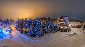 Apartamenty u Rusina v zimě + 78 fotografií