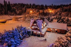 Apartamenty u Rusina v zimě