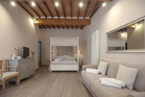 Posteľ alebo postele v izbe v ubytovaní B&B Il Senesino