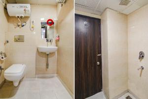 Koupelna v ubytování FabHotel Moro Rohini Sector 11
