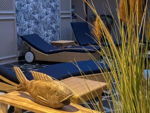 Posezení v ubytování Grand Hotel Seeschlösschen Sea Retreat & SPA
