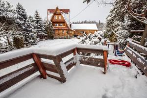Apartamenty u Rusina v zime