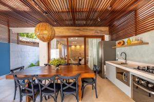 Kuchyň nebo kuchyňský kout v ubytování Luxo na Vila de Barra Grande - Faça Tudo a pé!