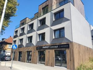 Das Gebäude in dem sich das Hotel befindet