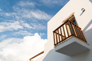 Balkón nebo terasa v ubytování Soil Amorgos