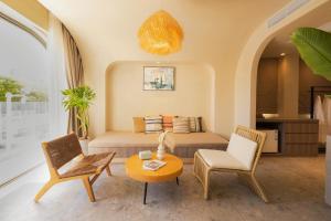 Posezení v ubytování Shenzhen Semporna Beach Sea View B & B - 深圳较场尾仙本那沙滩海景民宿