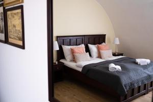 Posteľ alebo postele v izbe v ubytovaní Zámecký Hotel ANTON FLORIAN