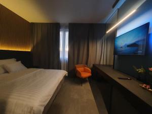Ein Bett oder Betten in einem Zimmer der Unterkunft Avenue21