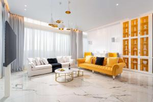 Χώρος καθιστικού στο Radisson Blu Hotel Bucharest