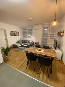 Posezení v ubytování Angel Apartment
