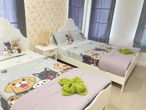 Postel nebo postele na pokoji v ubytování Kanvayla Pool Villa Hua Hin