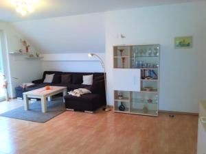 Χώρος καθιστικού στο Ferienwohnung Ostseeblick