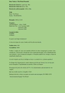 een schermafdruk van een pagina van een document bij Vila Flexal Pousada I in Alter do Chao
