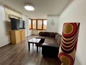 TV a/nebo společenská místnost v ubytování Wunderschönes Apartment in der Goldstadt Pforzheim