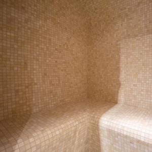 A bathroom at Gîte DDS