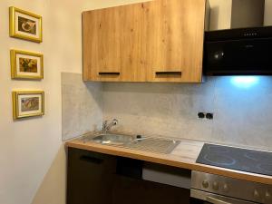 Kuchyň nebo kuchyňský kout v ubytování Wunderschönes Apartment in der Goldstadt Pforzheim