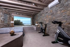 Phòng/tiện nghi tập thể dục tại Villa Vista Mykonos