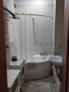 Kúpeľňa v ubytovaní Family Stay in Lviv (2 Rooms + Kitchen)