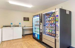 two vending machines in a room with drinks at Extended Stay America Suites - Seattle - Redmond in Bellevue