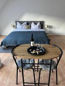 Postel nebo postele na pokoji v ubytování Apartmán Gabi