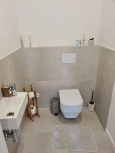 Koupelna v ubytování Apartmán u starého pivovaru
