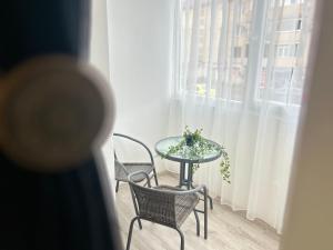 Et opholdsområde på Mag apartament